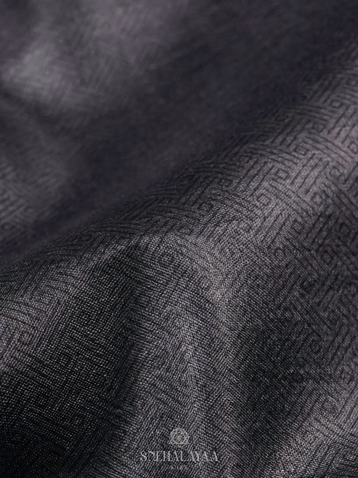 Blue Tussar Saree
