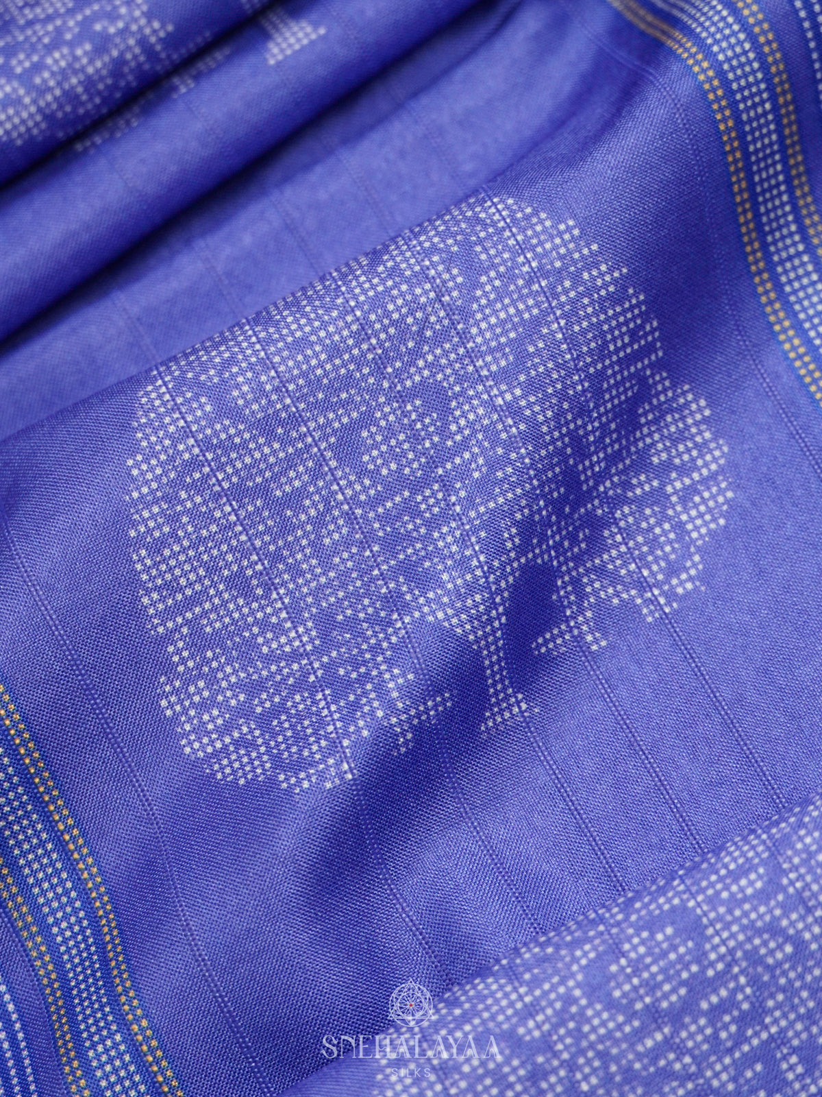 Blue Tussar Saree