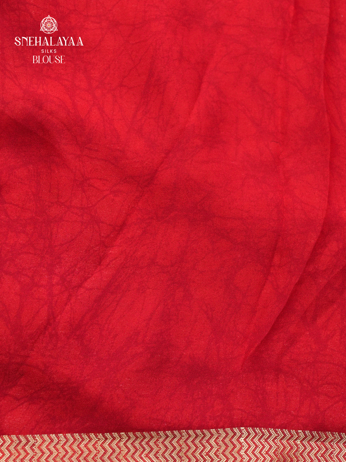 Ruby Red Chiffon Saree