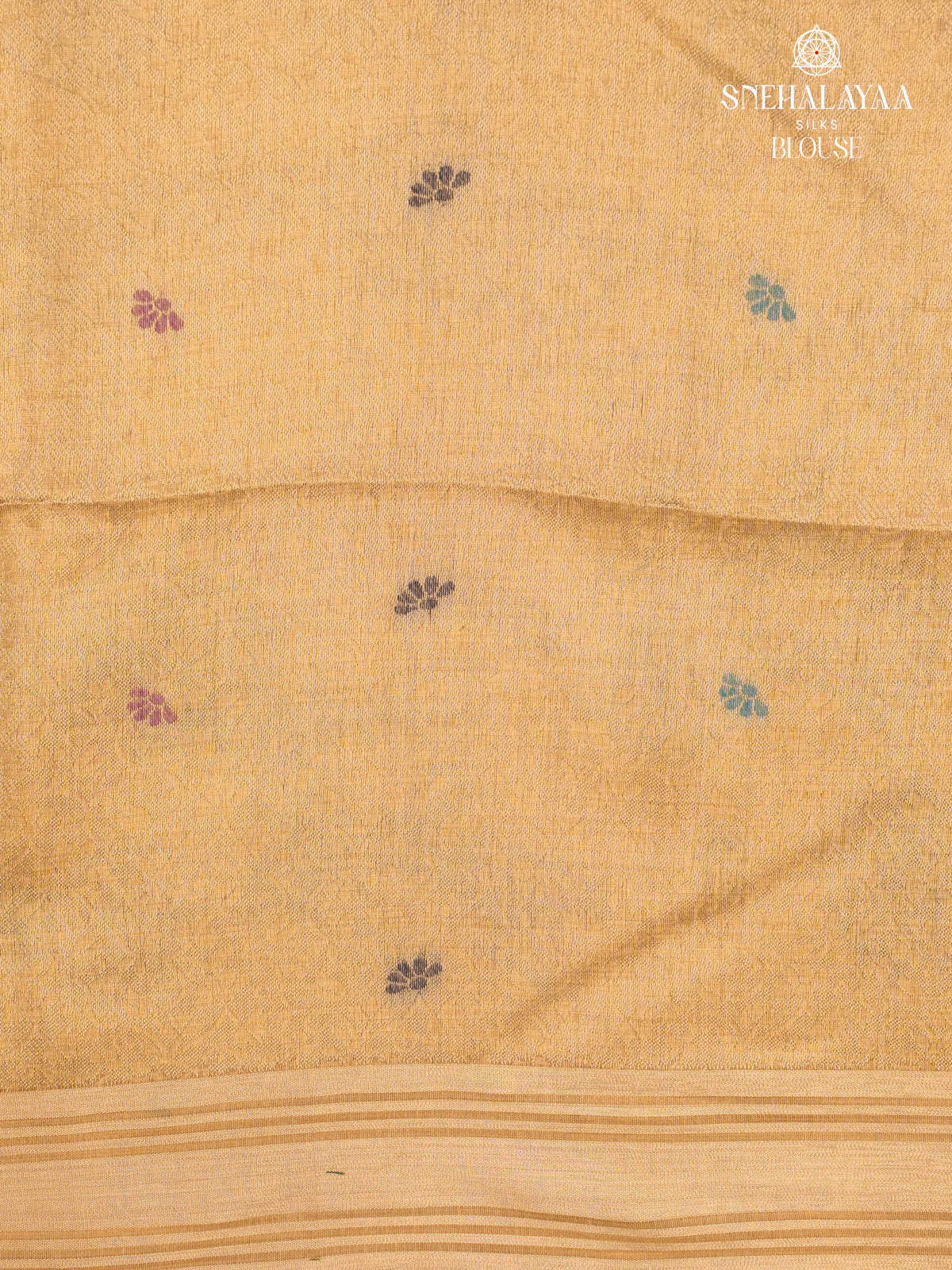 Yellow Munga Cotton Saree