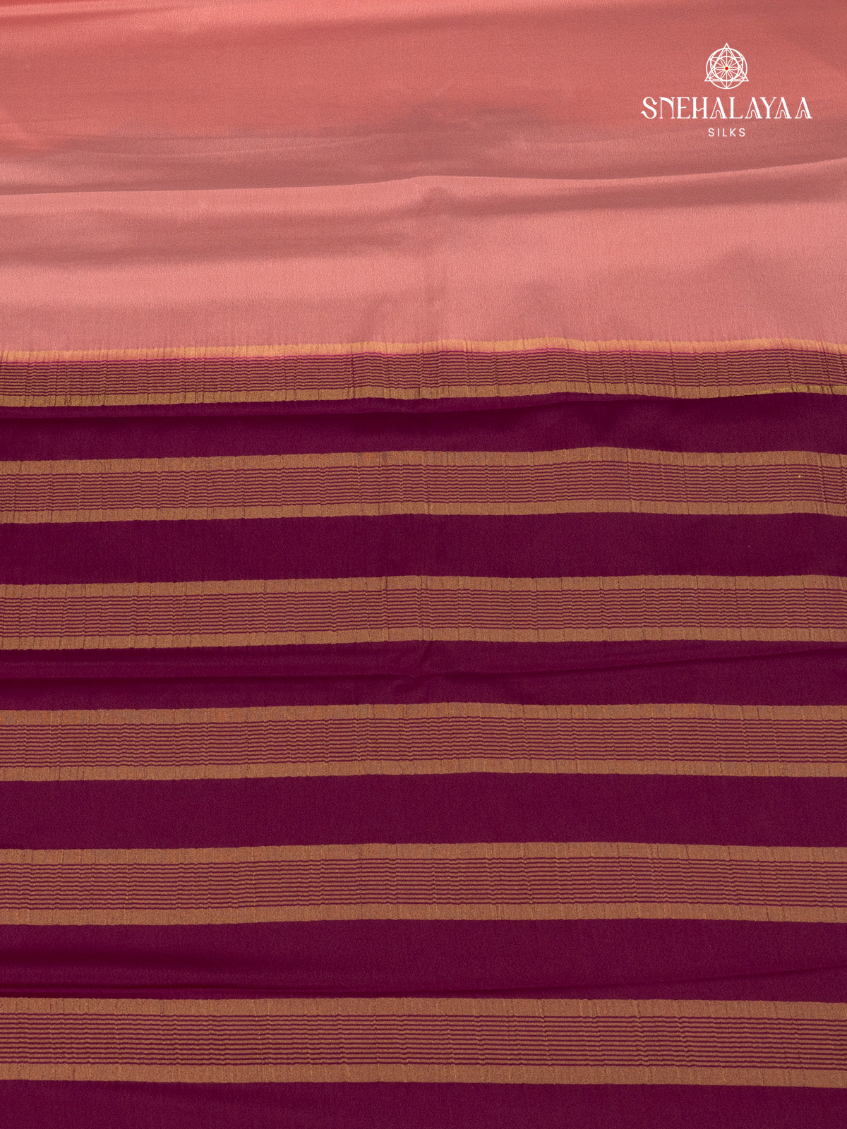 Dusty Rose Mysore Silk Saree