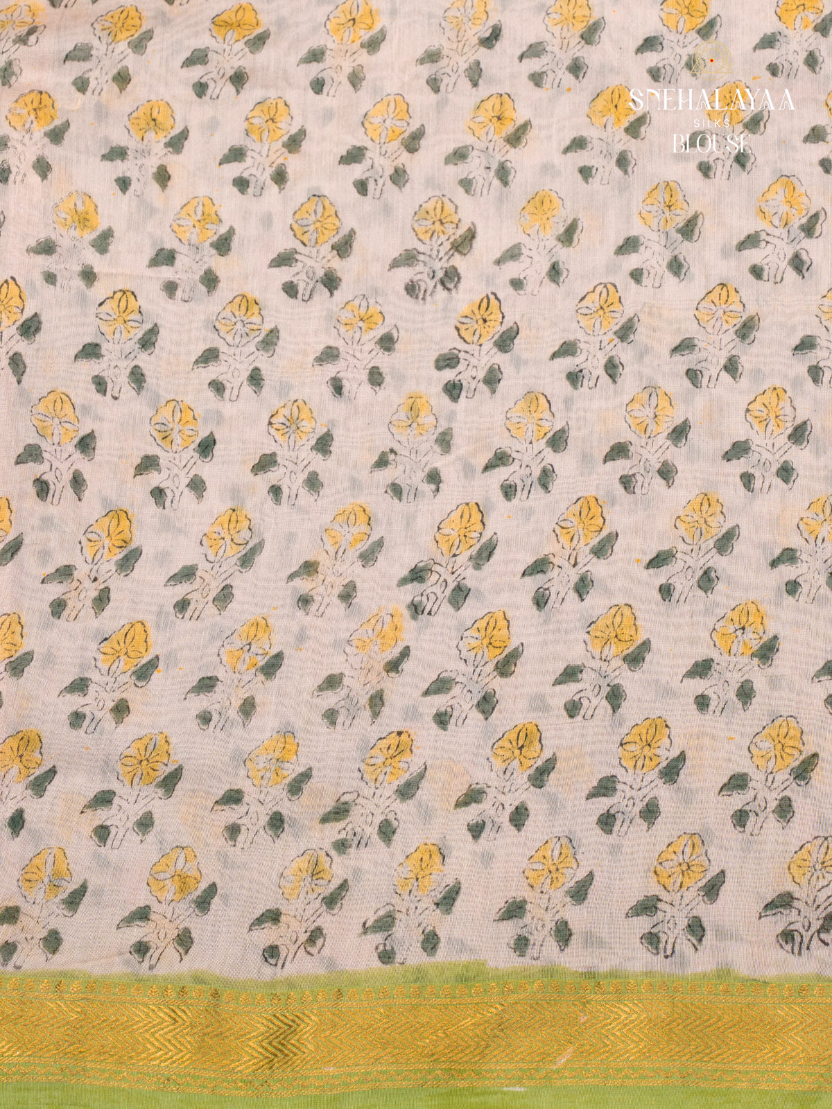 Green Chanderi Saree