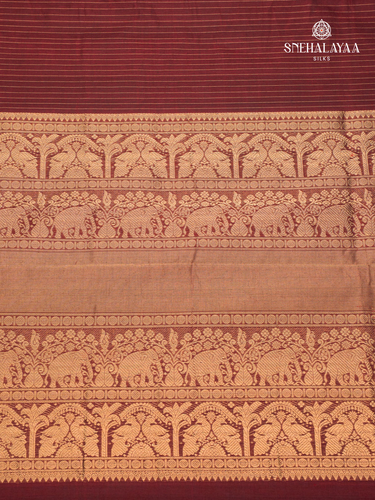 Maroon Kanchi Silk Cotton Saree