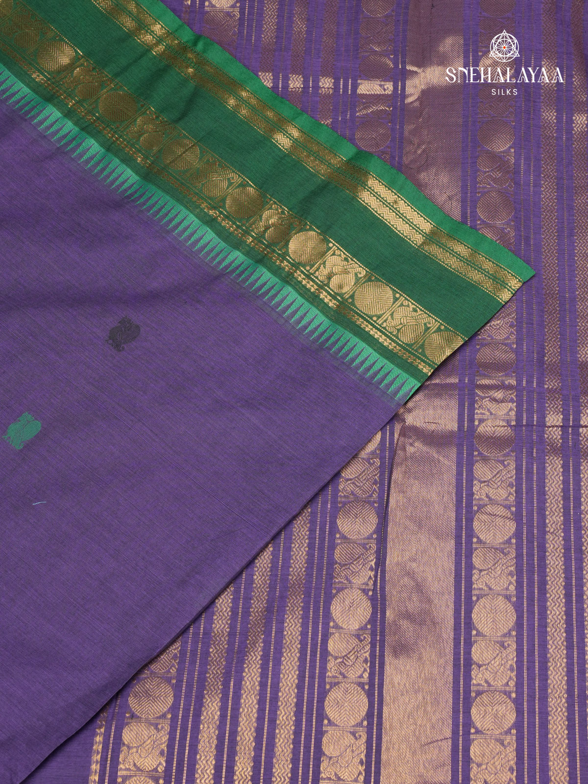 Purple Kanchi Cotton Saree