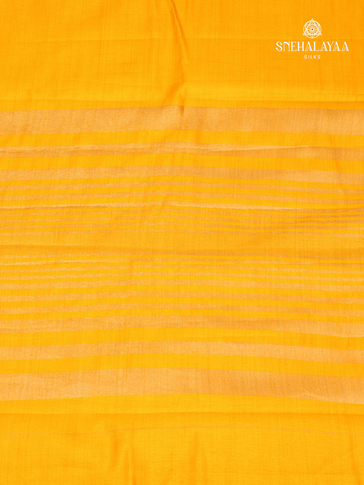 Yellow Raw Silk Saree