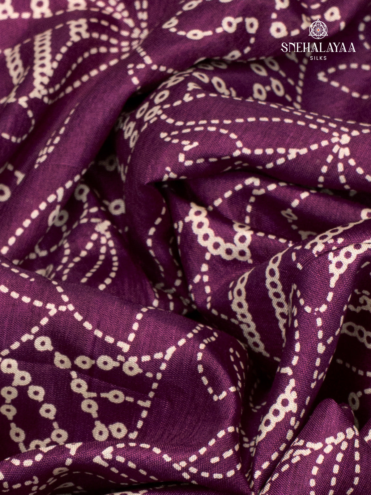Purple Dola Silk Saree