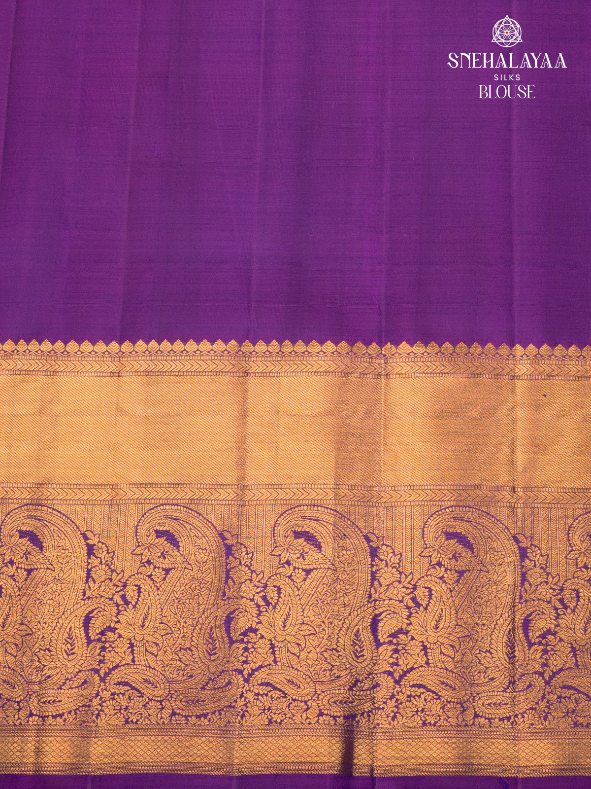 Purple Kanjivaram Silk Saree