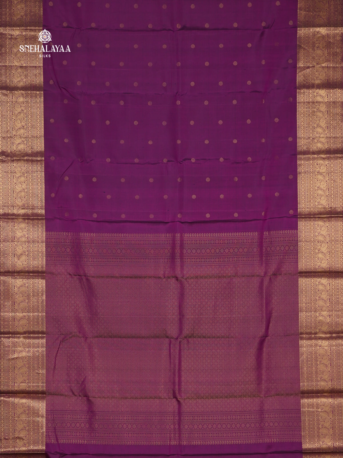 Purple Kanjivaram Silk Saree