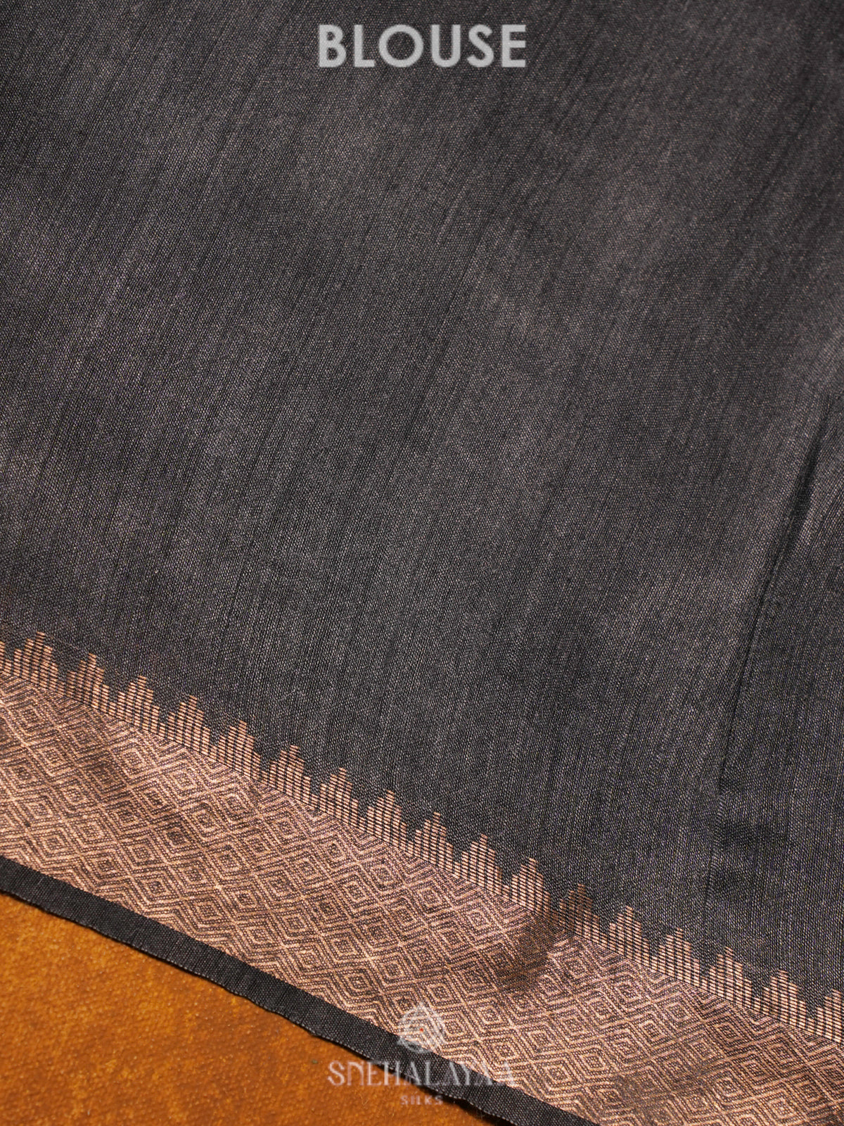 Mustard Yellow Chanderi Saree