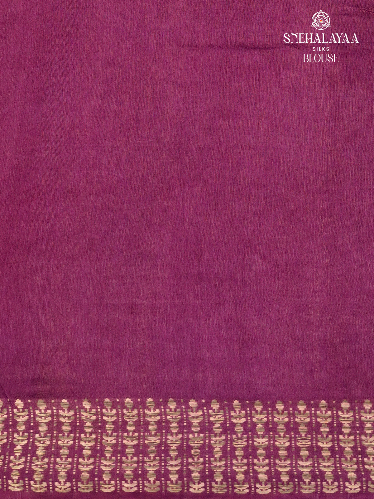 Purple Bamboo Silk Saree