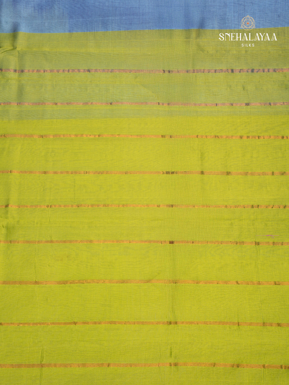 Blue Mangalagiri Silk Cotton Saree