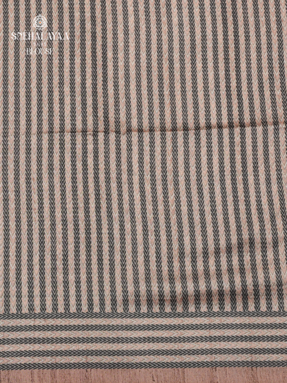 Beige Tussar Embroidery Saree