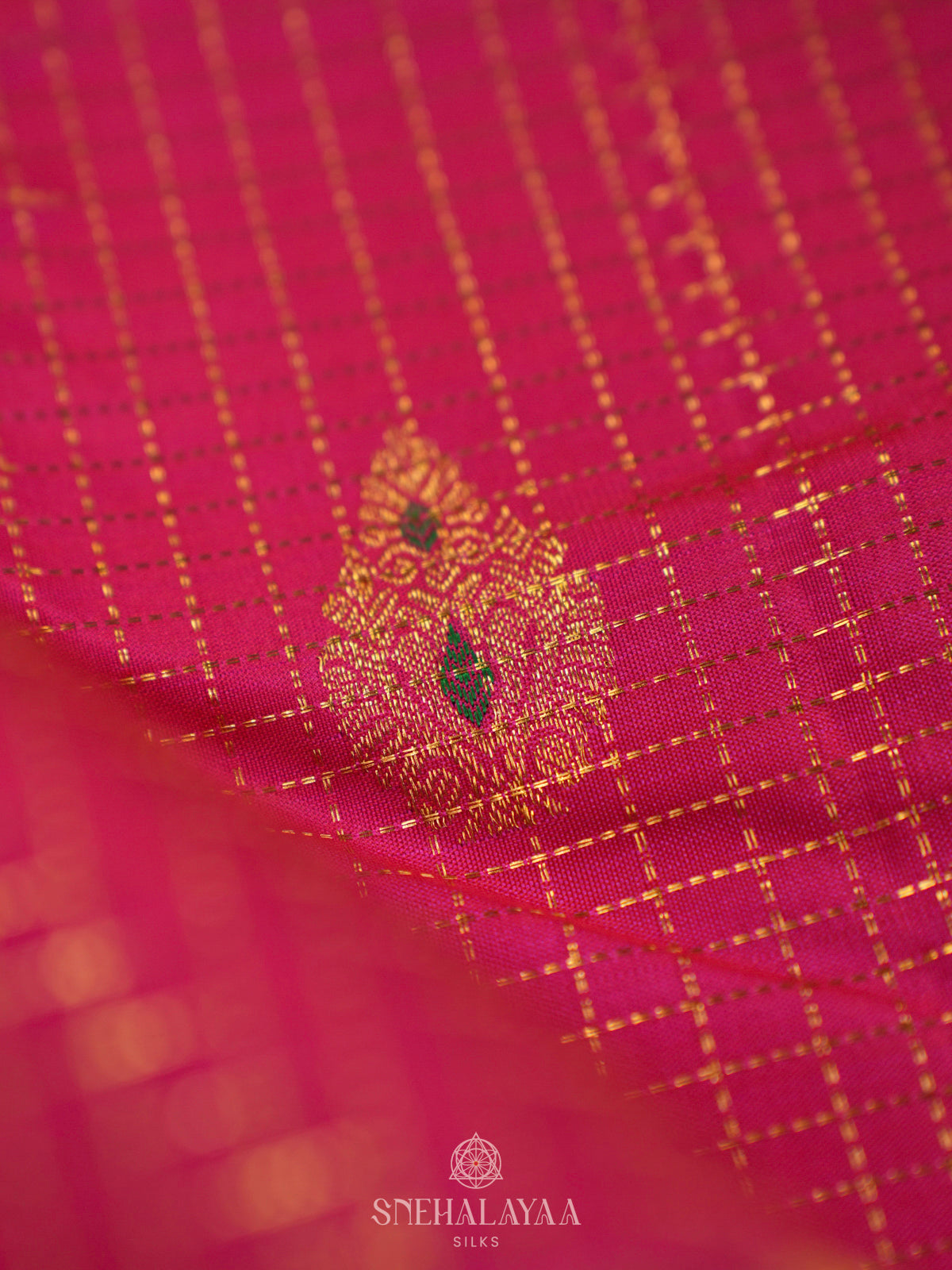 Pink Kanjivaram Silk Saree
