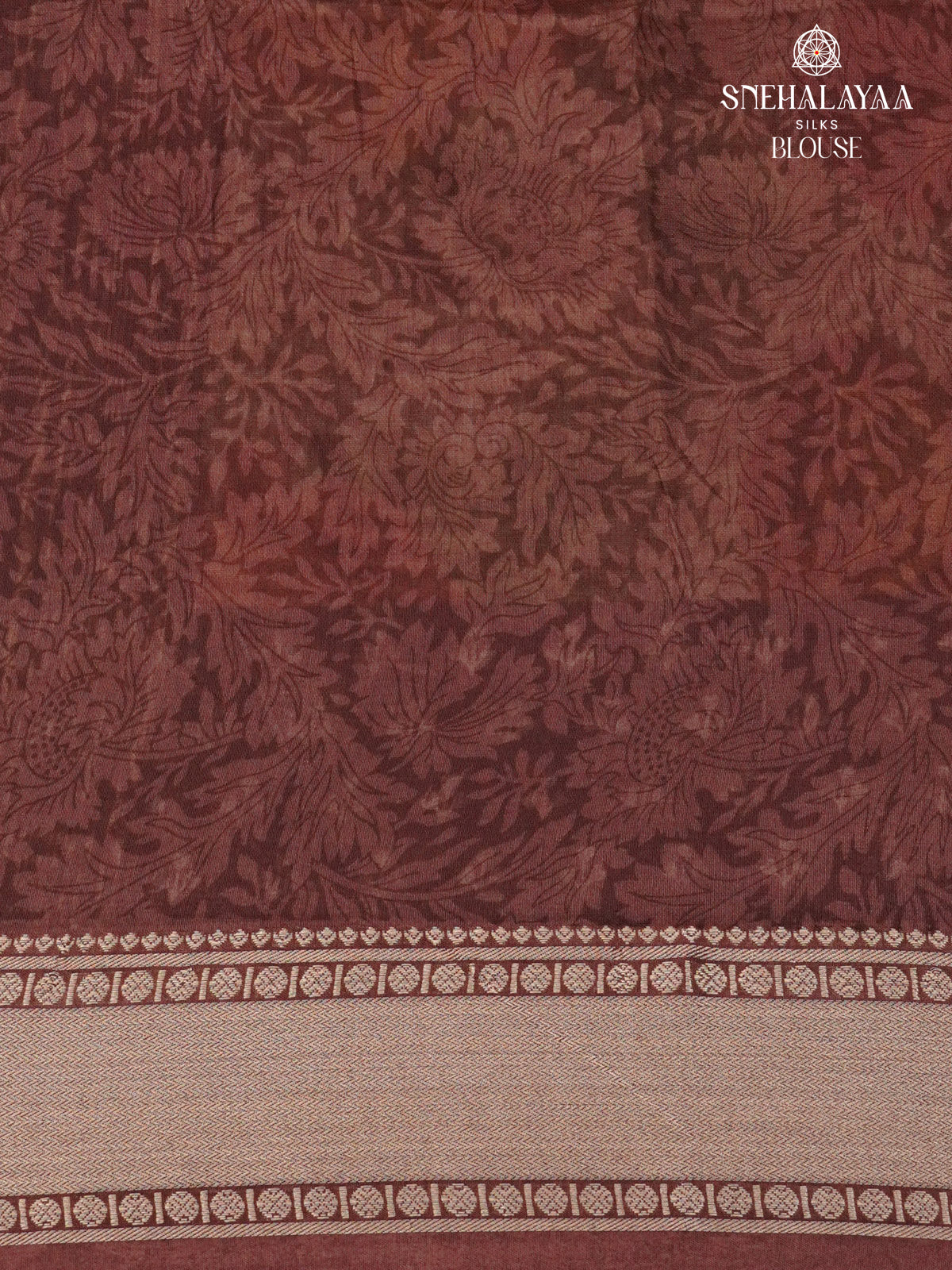 Beige Chanderi Saree