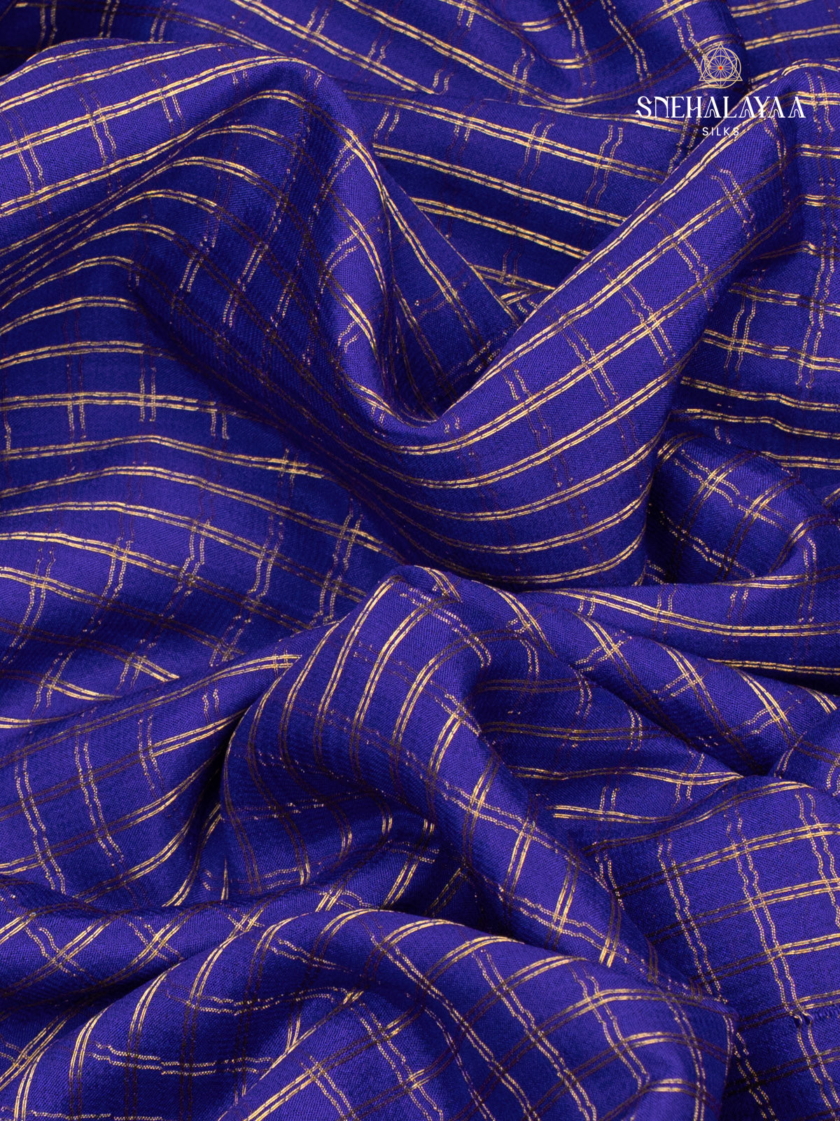 Blue Mysore Silk Saree