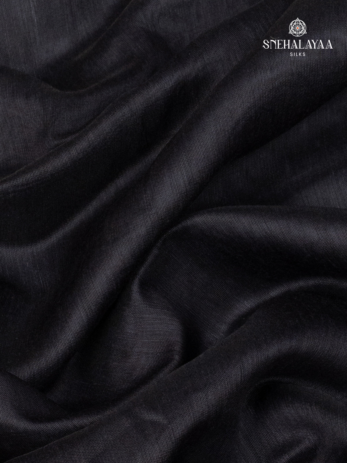 Black Linen Saree