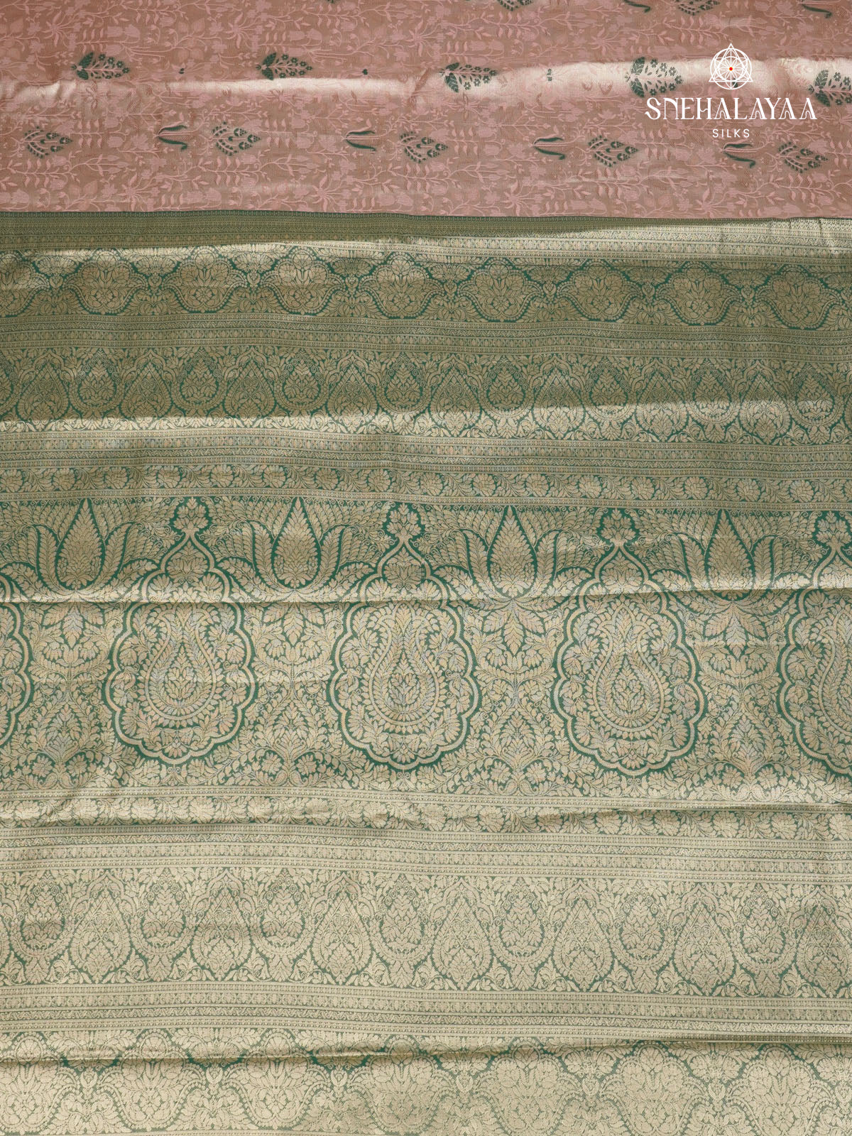 Pastel Pink Art Silk Saree