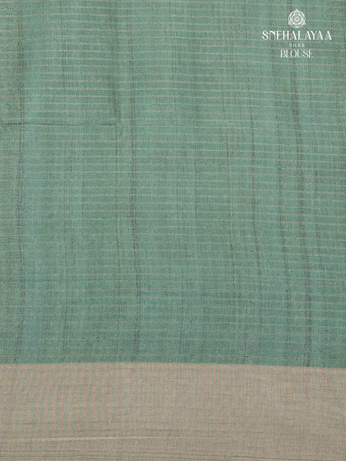 Grey Floral Printed Tussar Saree