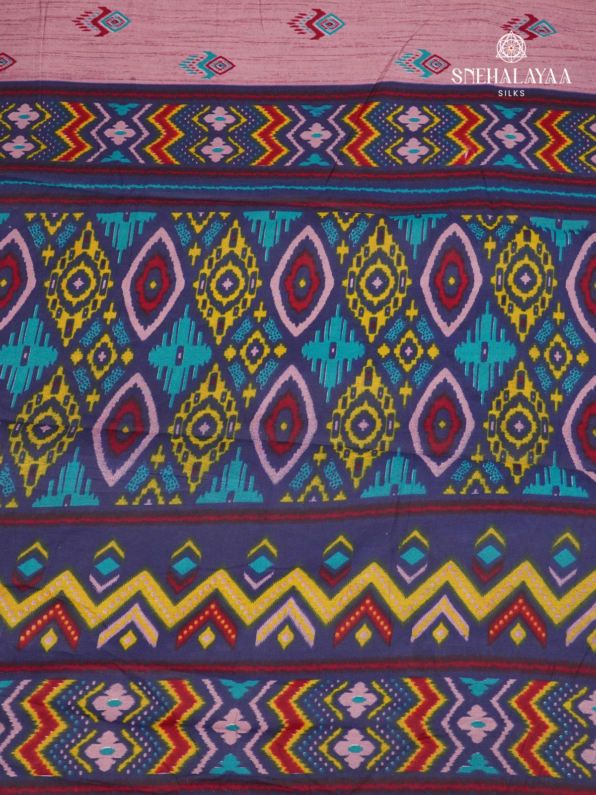 Lavender Munga Tussar Saree