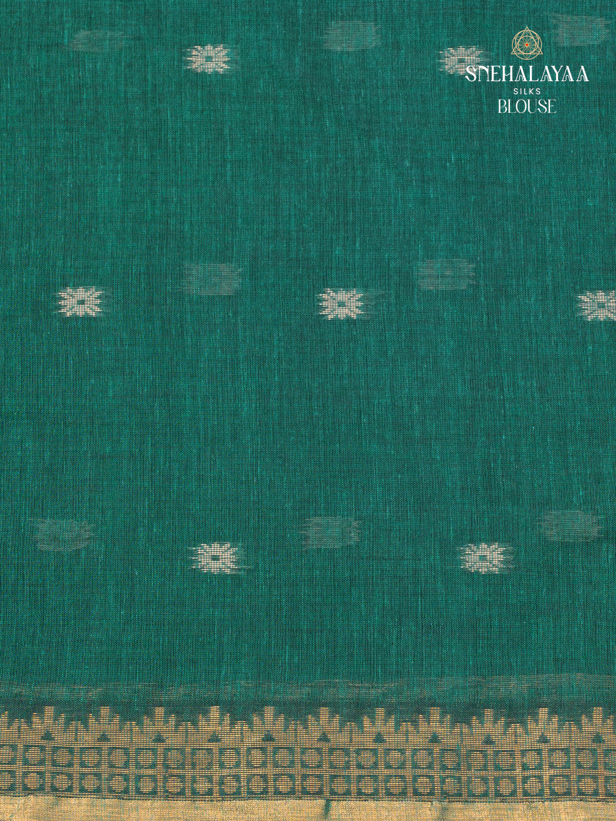 Green Sambalpuri Cotton Saree