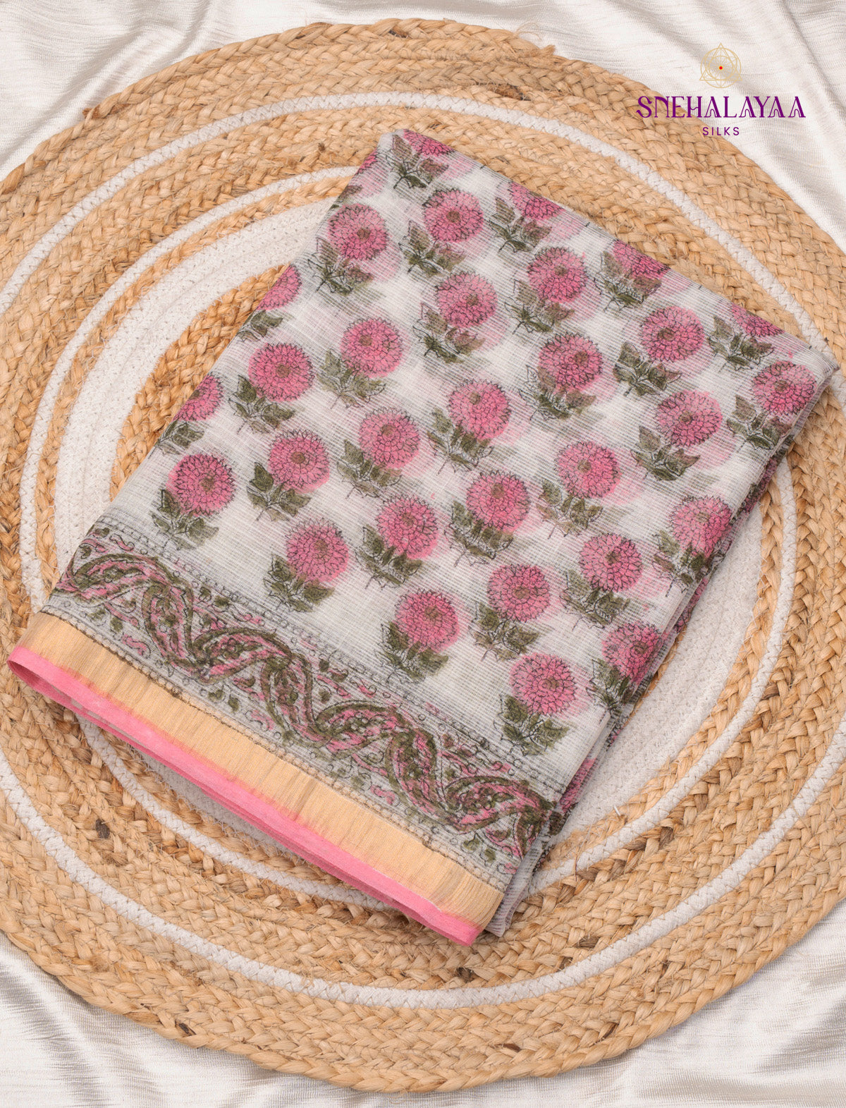 Off White Kota Saree