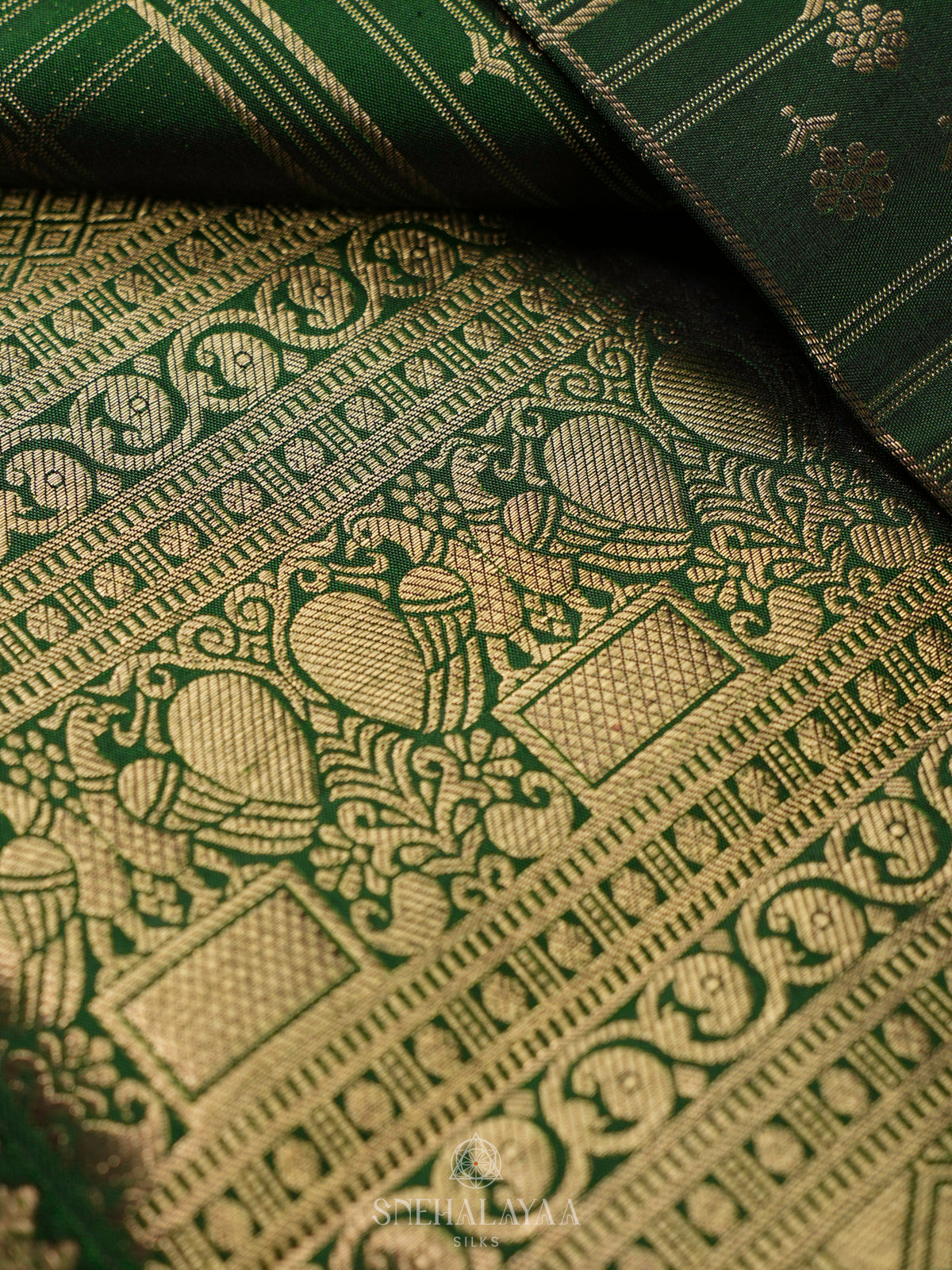 Green Kanjivaram Silk Saree