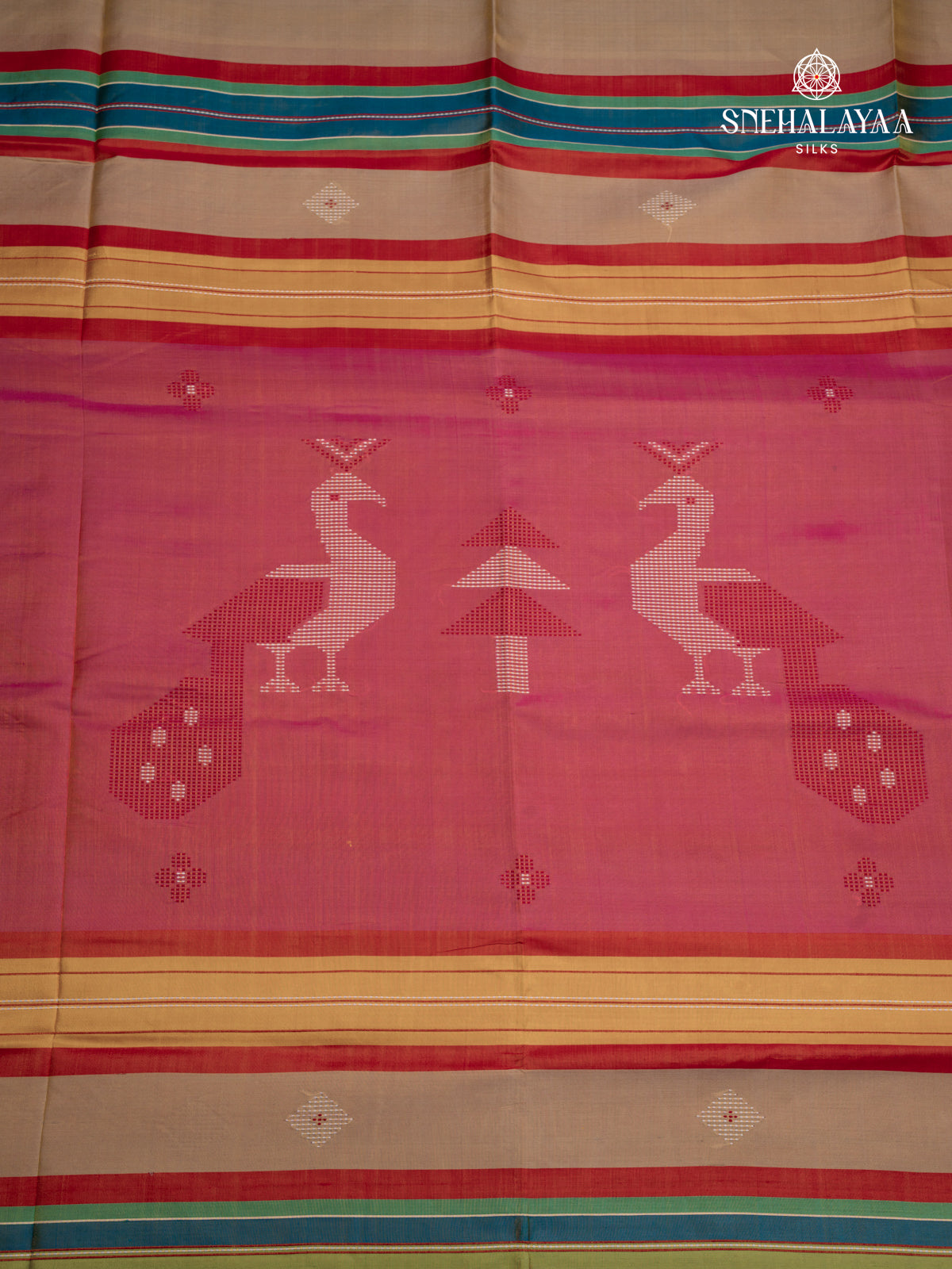 Sandal Katan Silk Saree