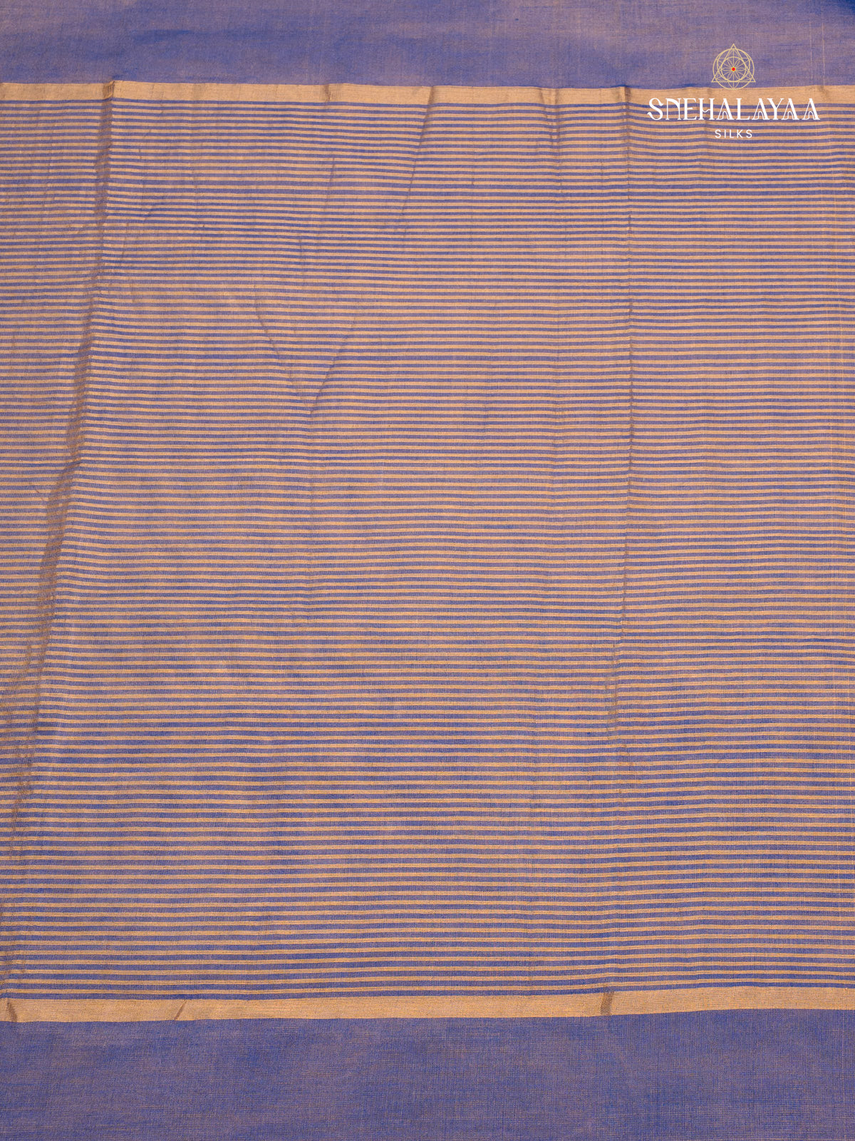 Light Blue Maheshwari Silk Cotton Saree