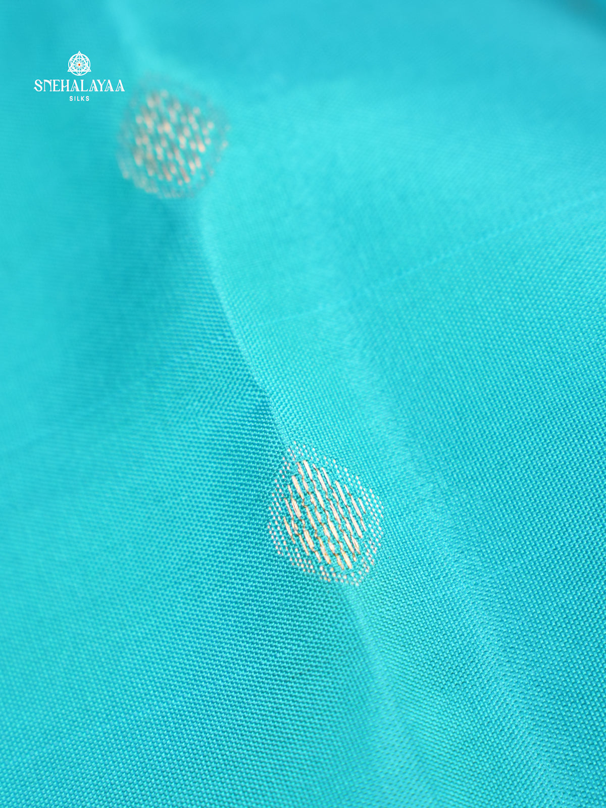 Ice Blue Kanjivaram Silk Saree