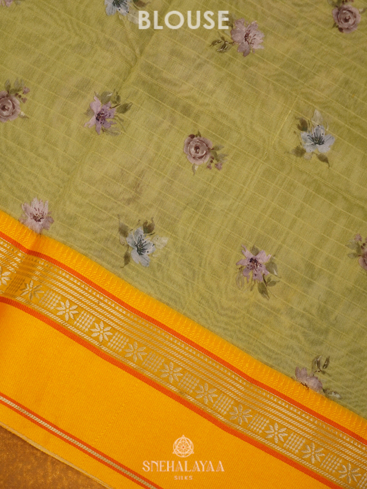 Pale Green Chanderi Saree