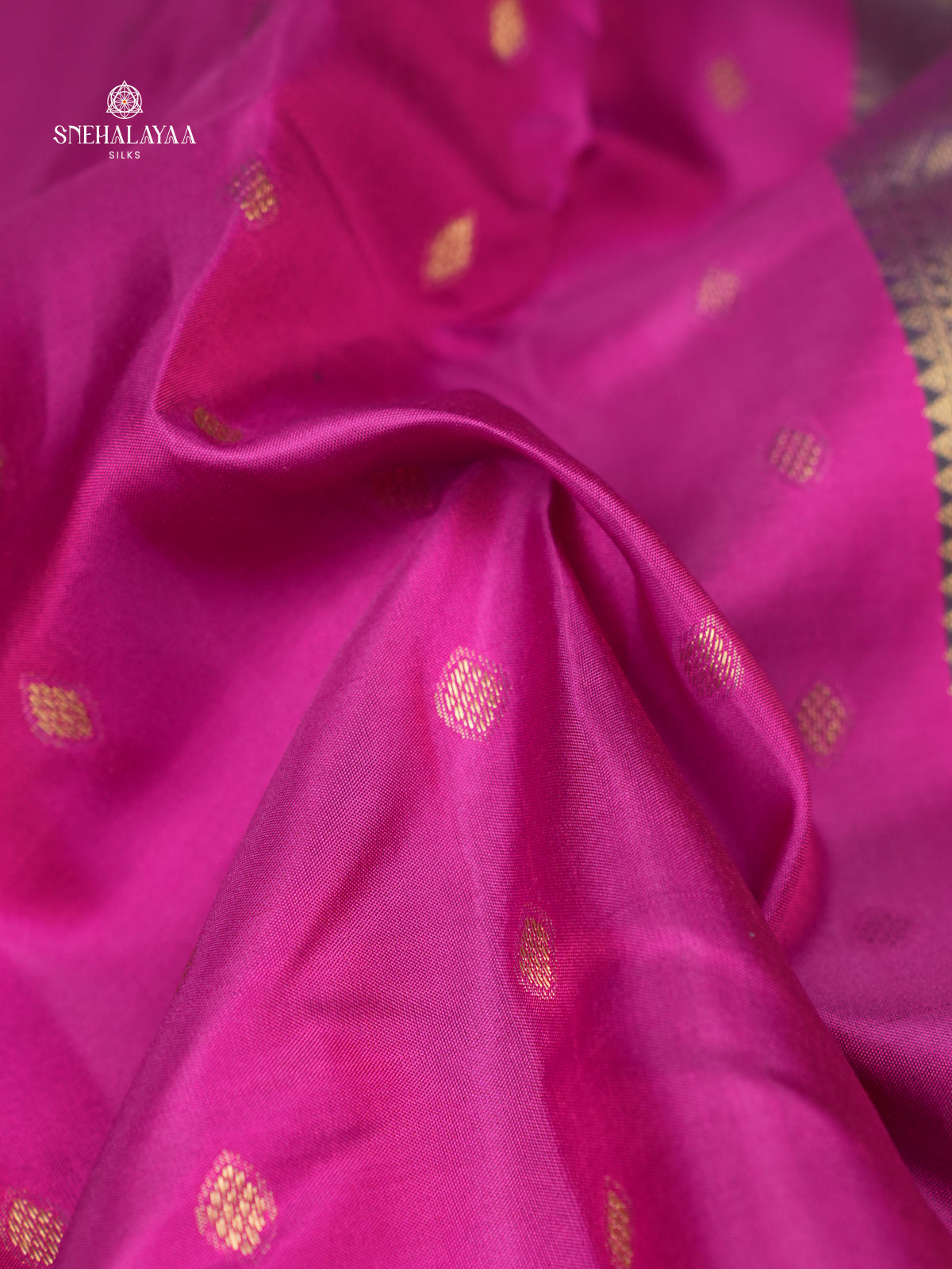 Magenta Pink Kanjivaram Silk Saree