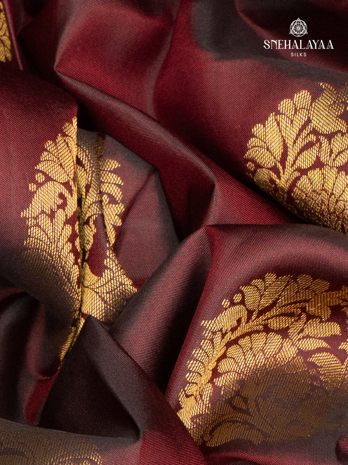 Maroon Kanjivaram Silk Saree