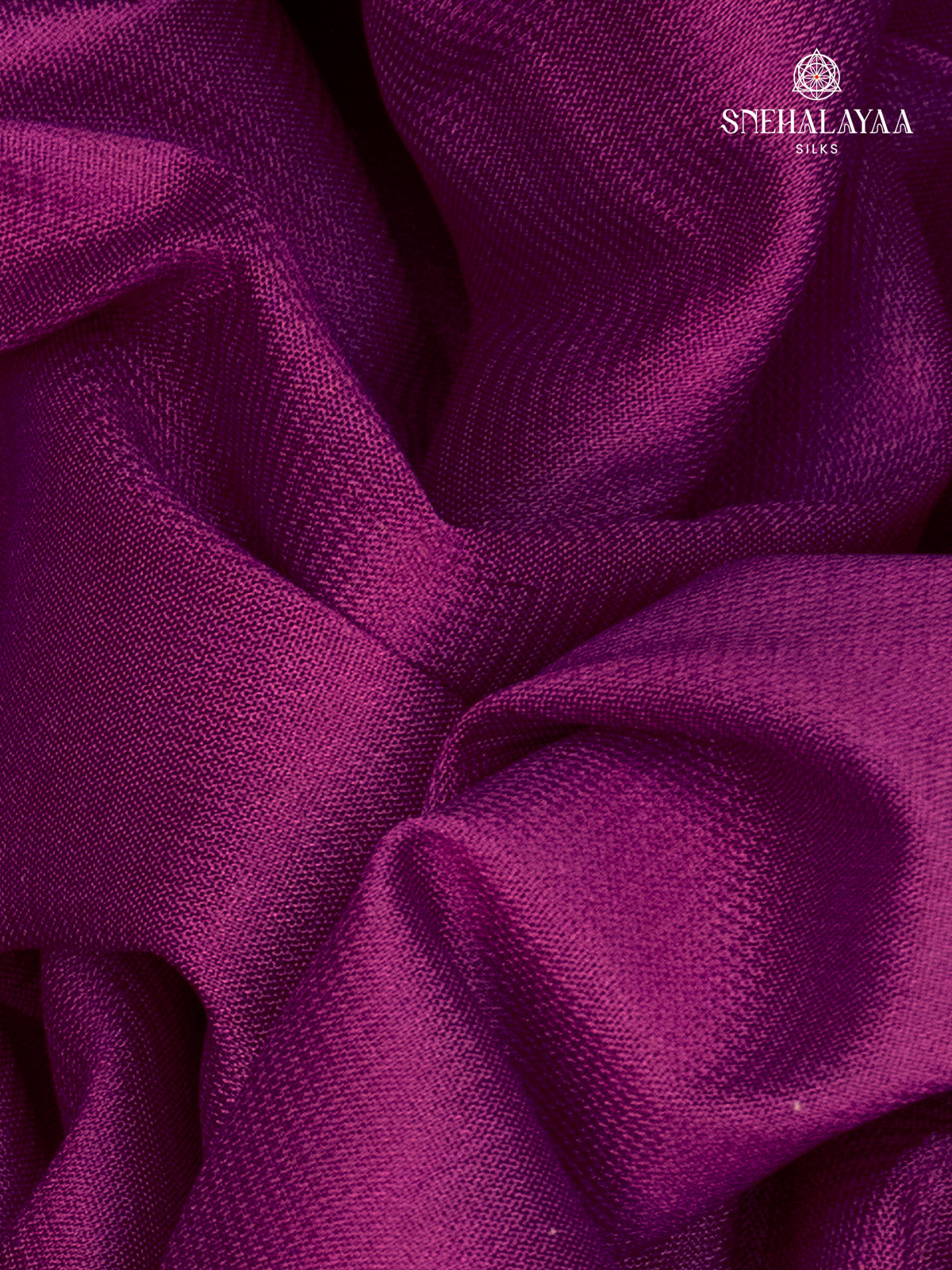 Magenta Mysore Silk Saree