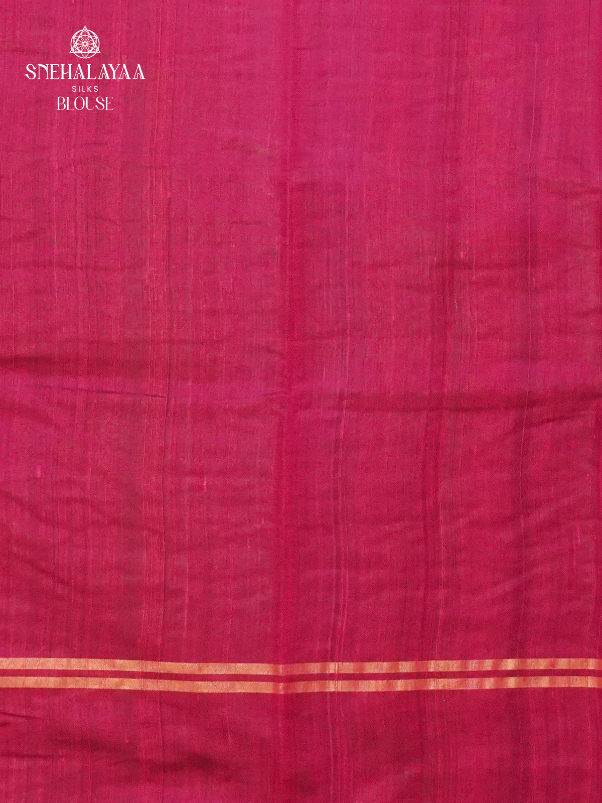Rani Pink Dupion Silk Saree