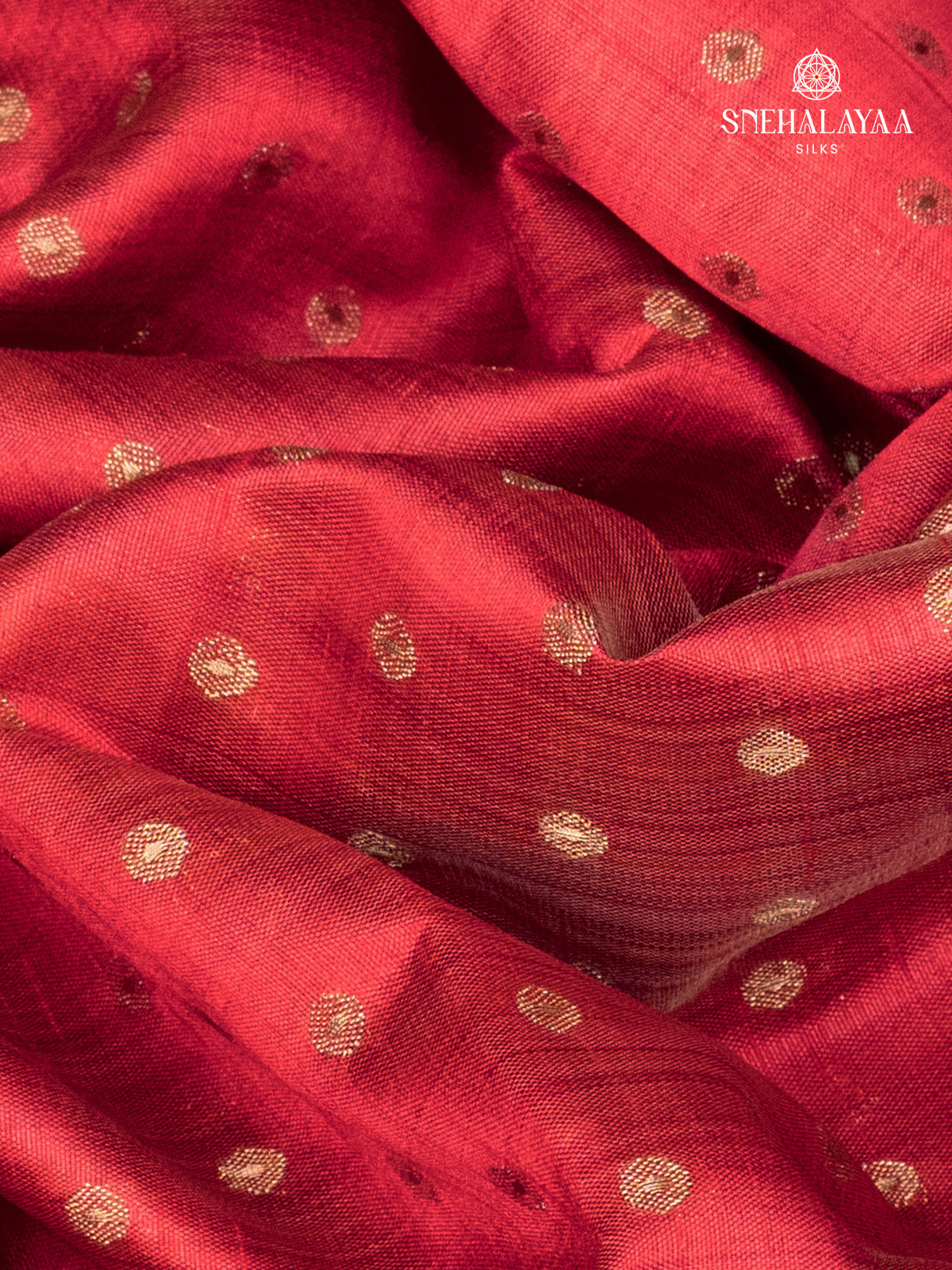 Red Raw Silk Saree