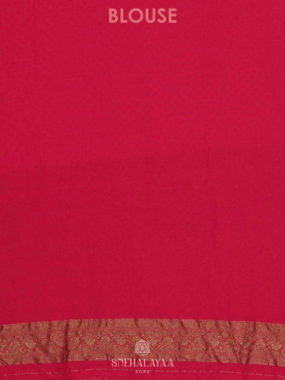 Pink Banaras Georgette Saree