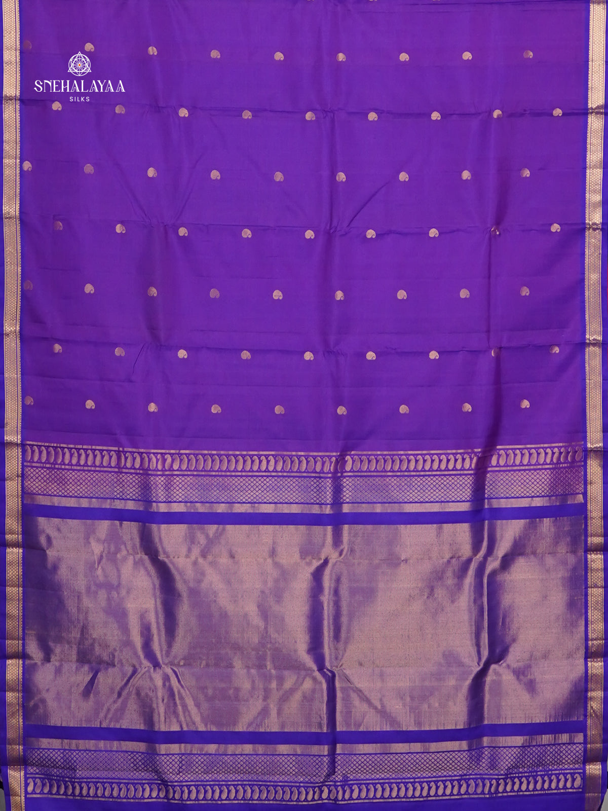 Royal Blue Kanjivaram Silk Saree