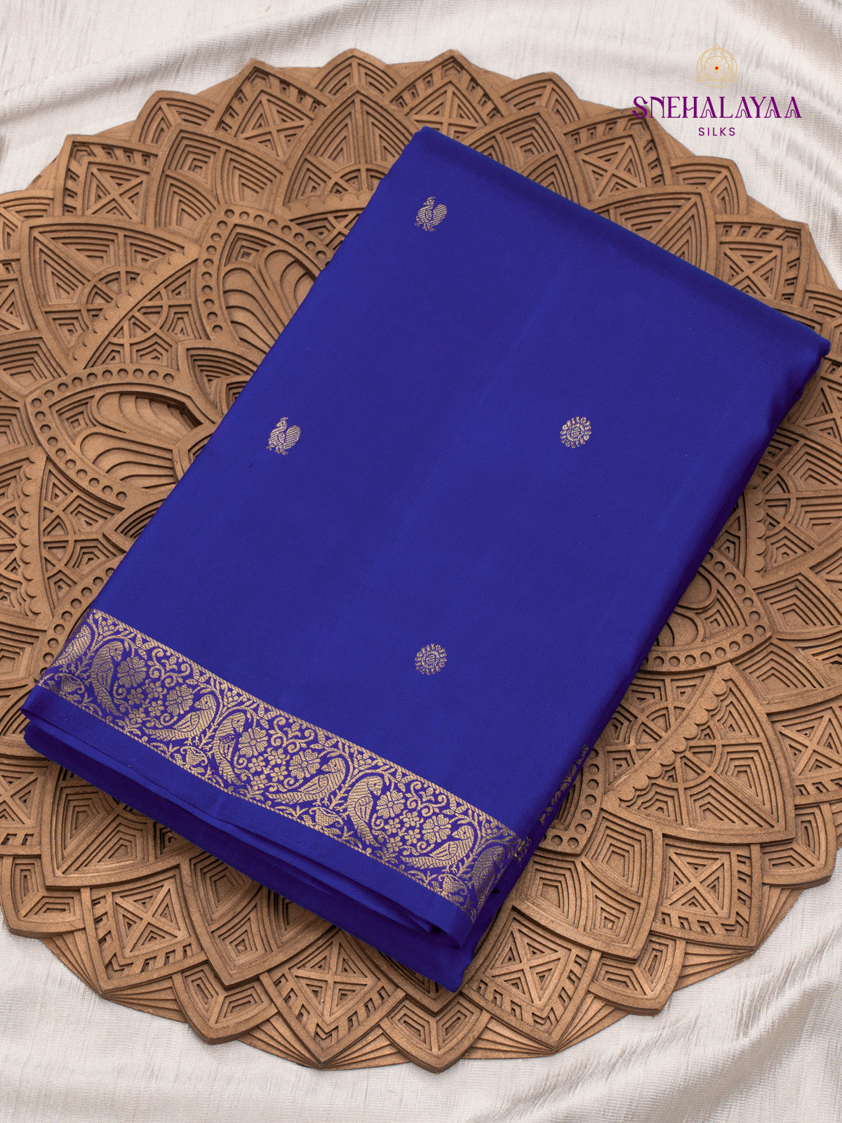 Blue Kanjvaram Silk Saree