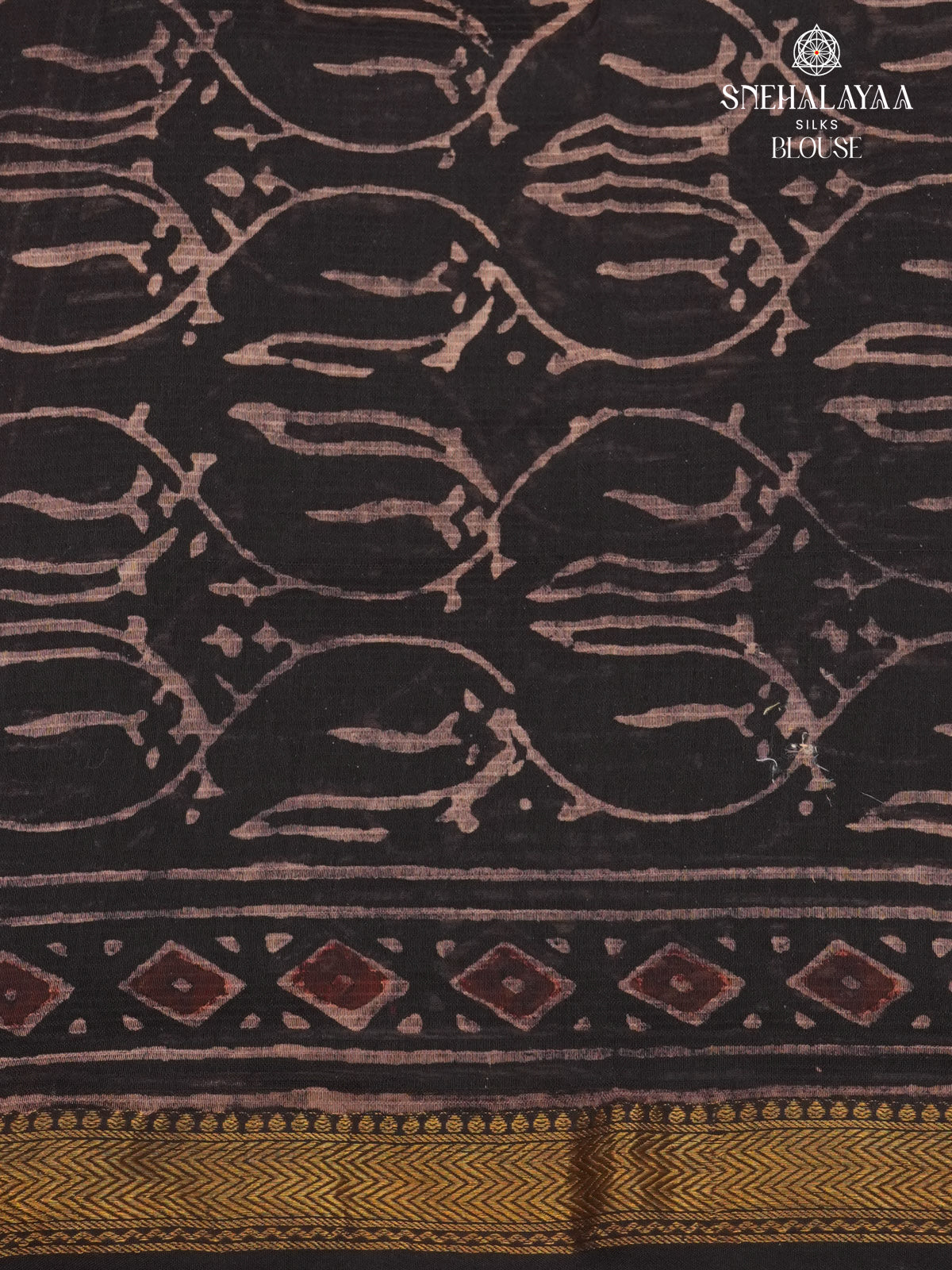 Maroon Chanderi Saree