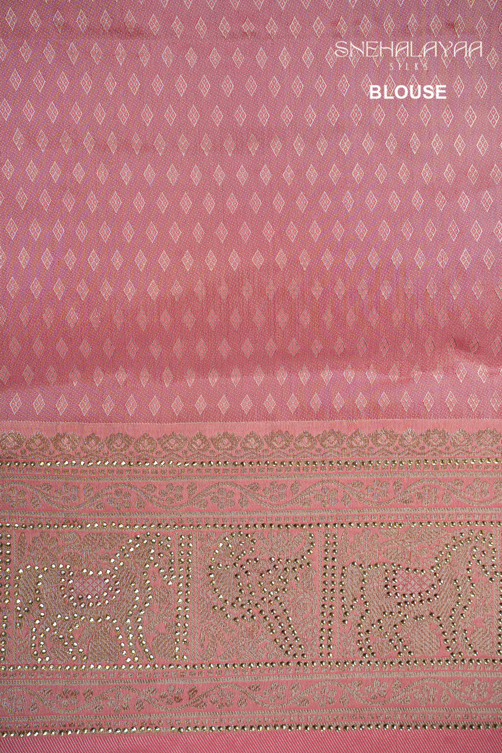 Pink Banaras Saree
