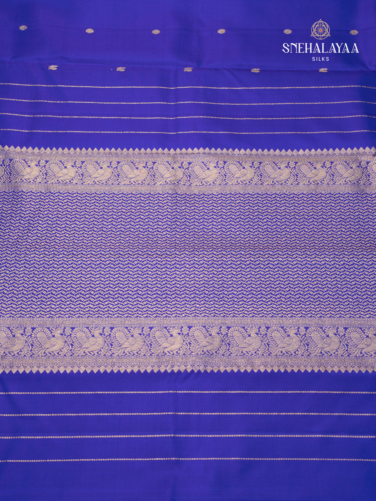 Blue Kanjvaram Silk Saree