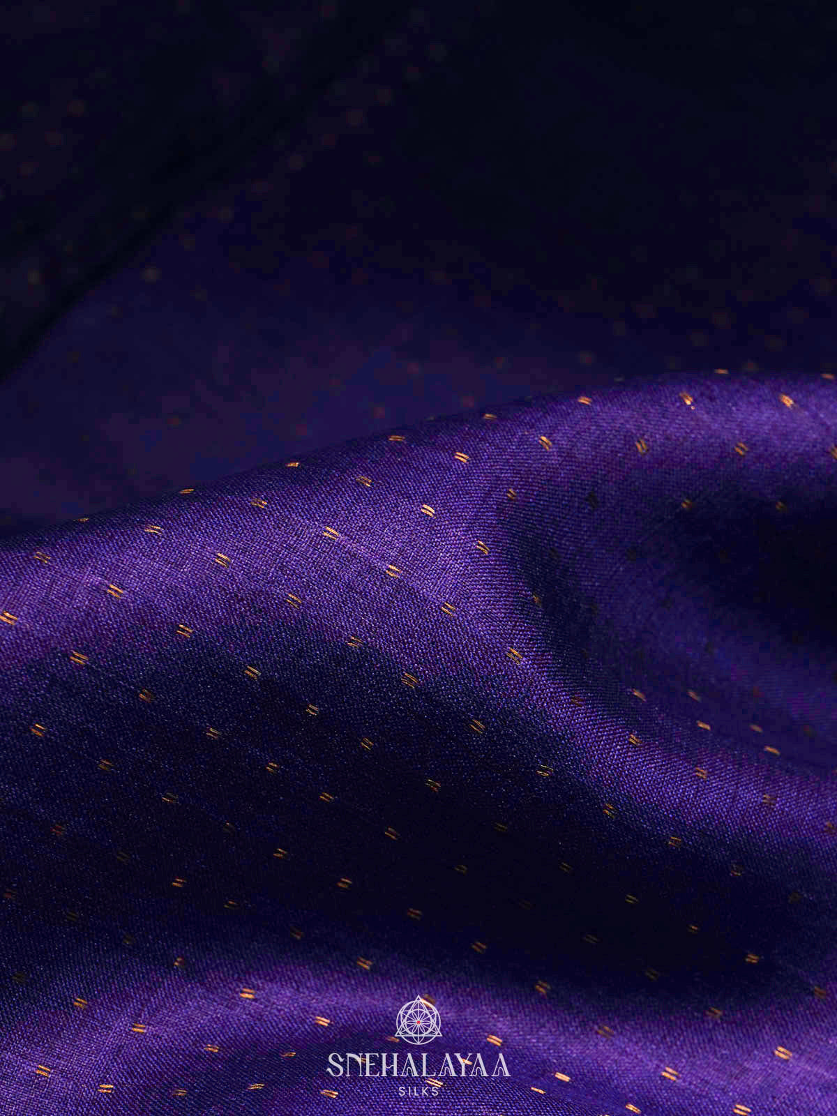 Royal Blue Tussar Embroidery Saree