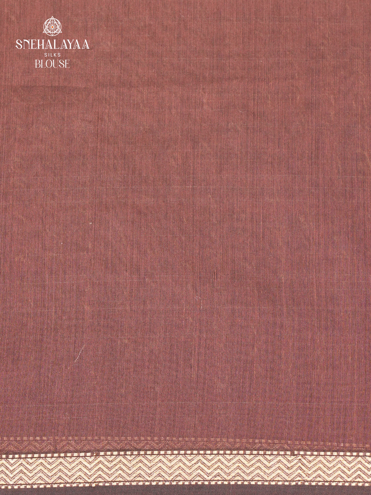 Brown Maheshwari Silk Cotton Saree