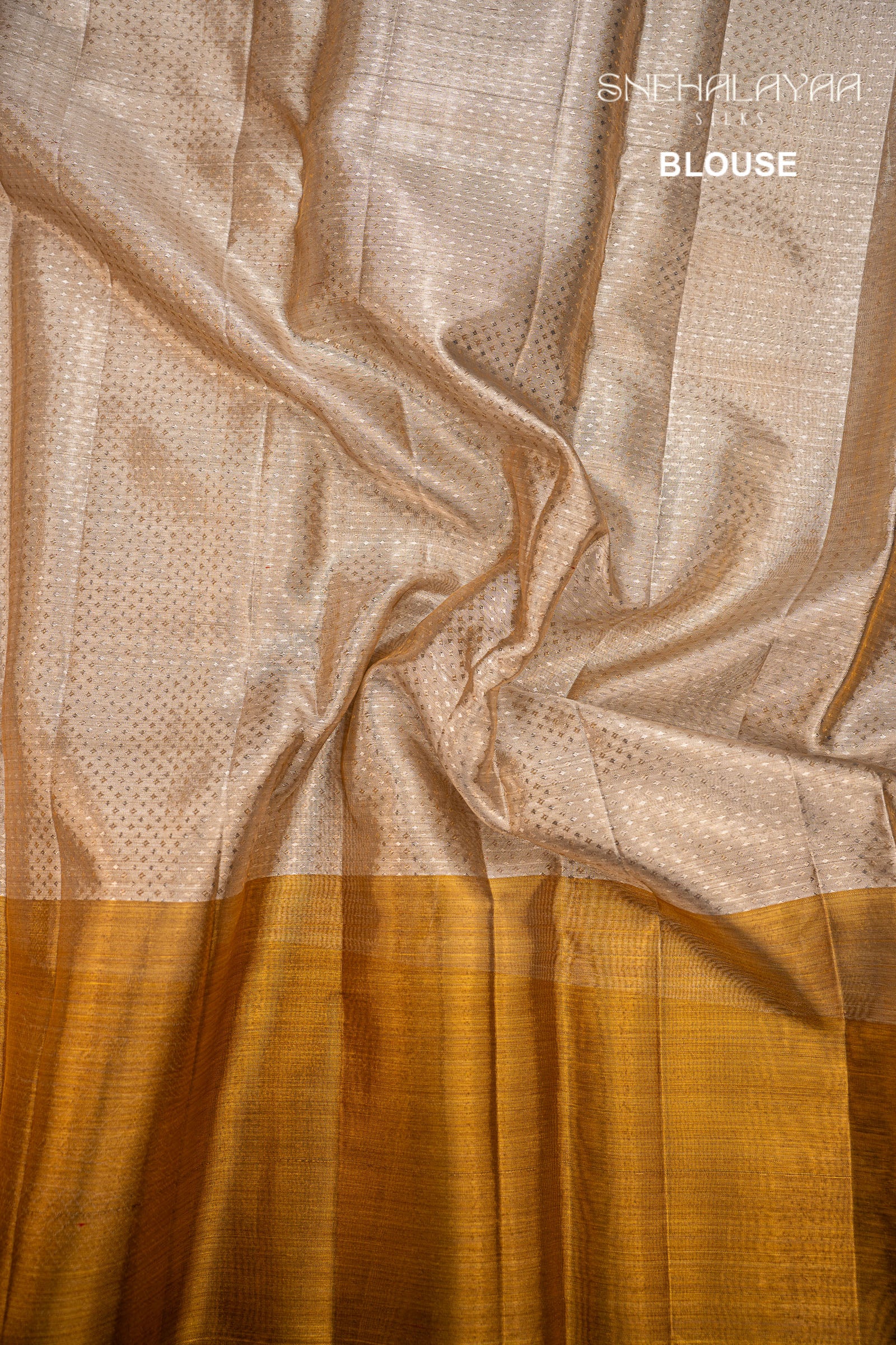 Silver Kancheevaram Silk Saree
