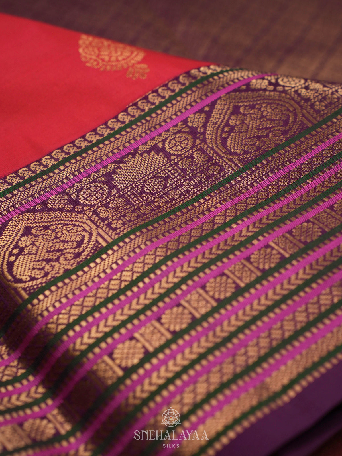 Red Kanjivaram Silk Saree