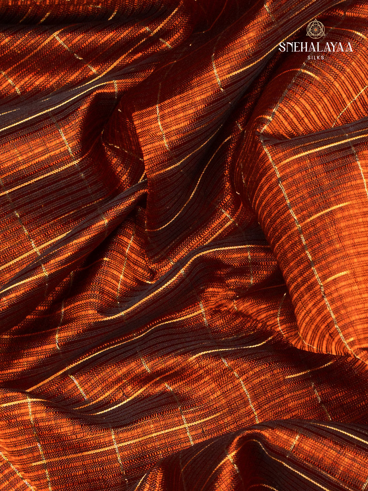 Orange Managalagiri Silk Cotton Saree
