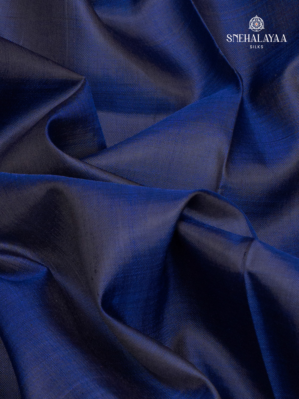 Navy Blue Katan Silk Saree
