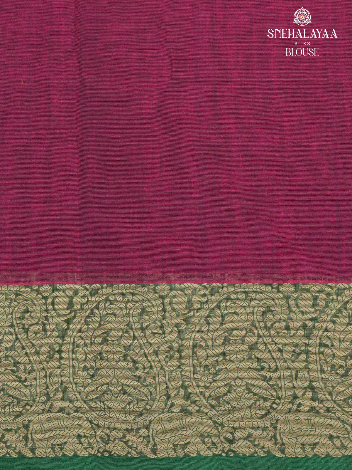 Magenta Venkatagiri Cotton Saree