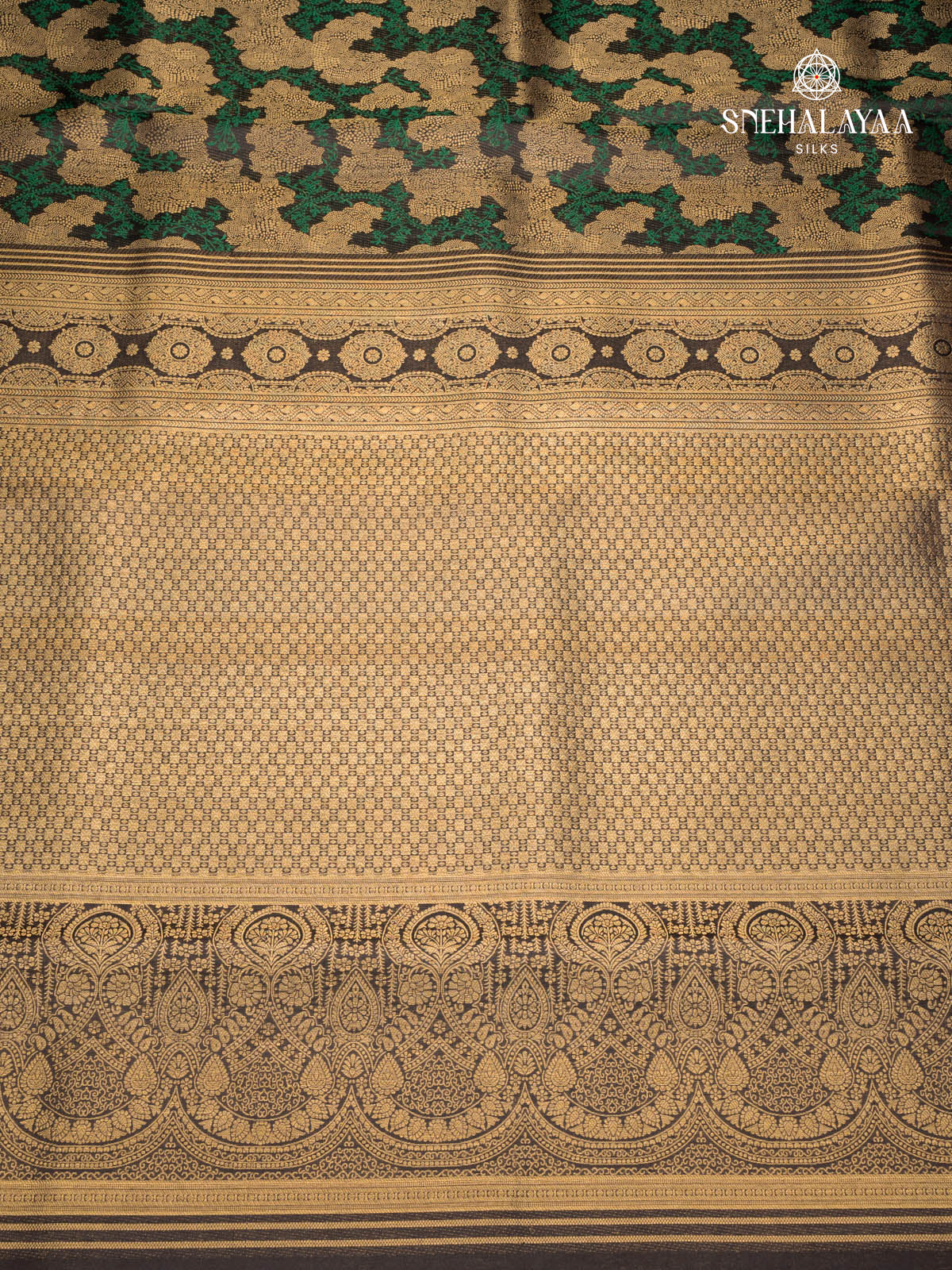 Black Kanjivaram Silk Saree