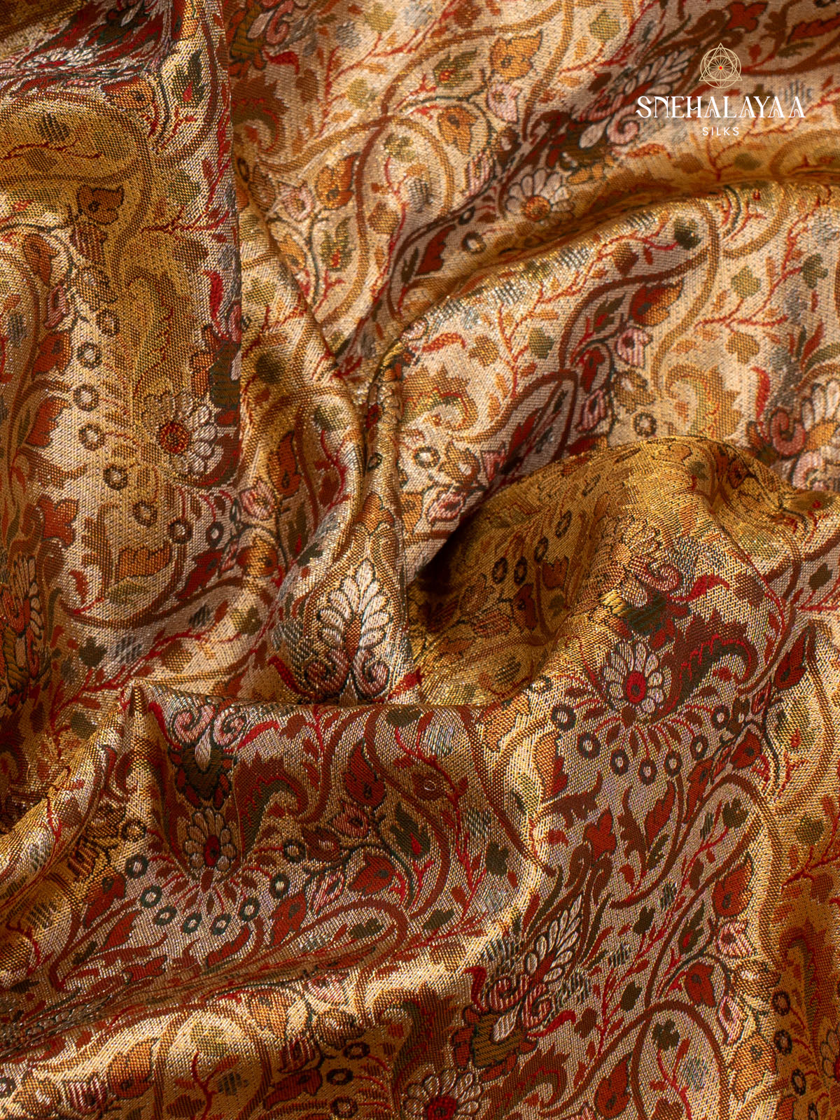 Golden Tissue Kanjivaram Silk Saree